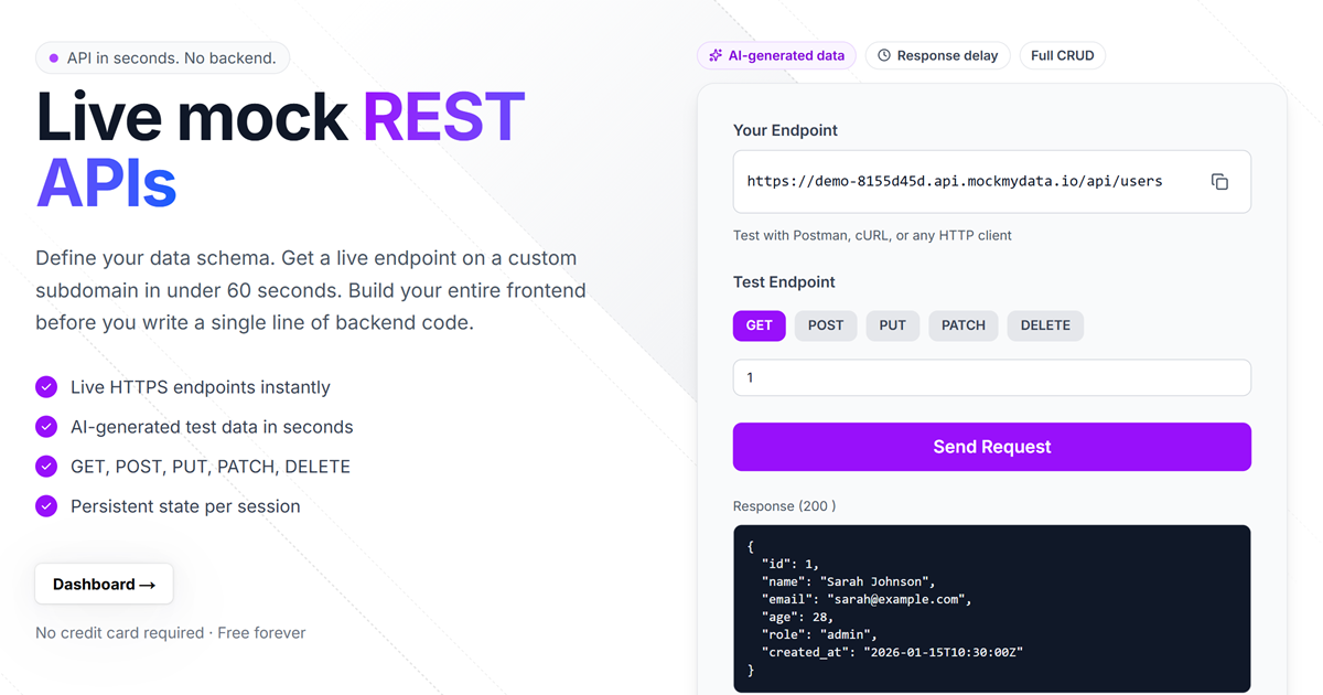 What would you like in a mock api product? logo